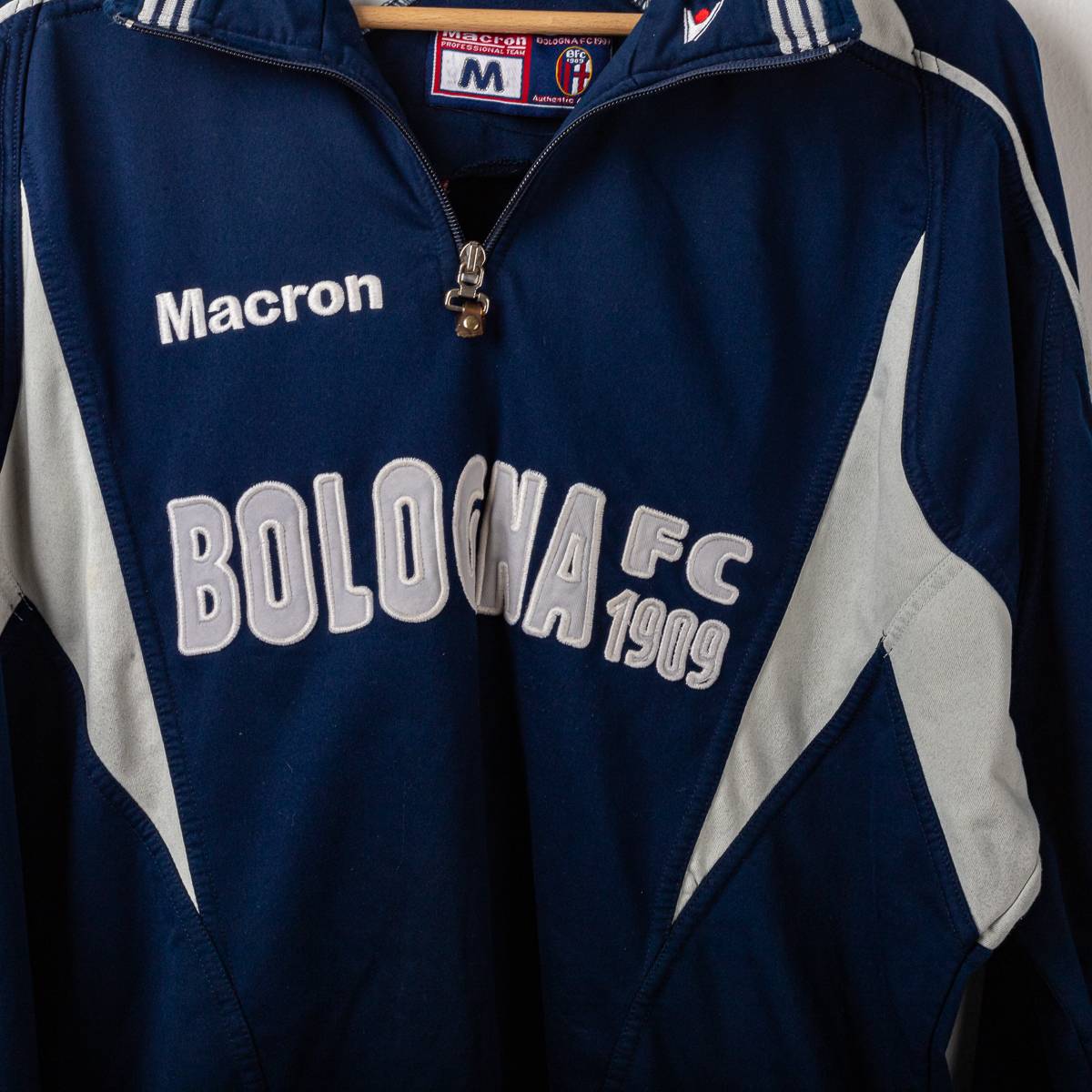 Felpa Training Bologna Macron AreaBanca 2001/2002