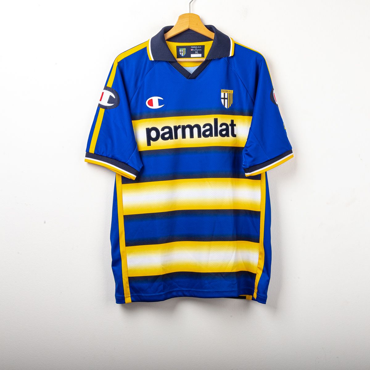 Maglia Home Ac Parma Champion Adriano n9 2003/2004
