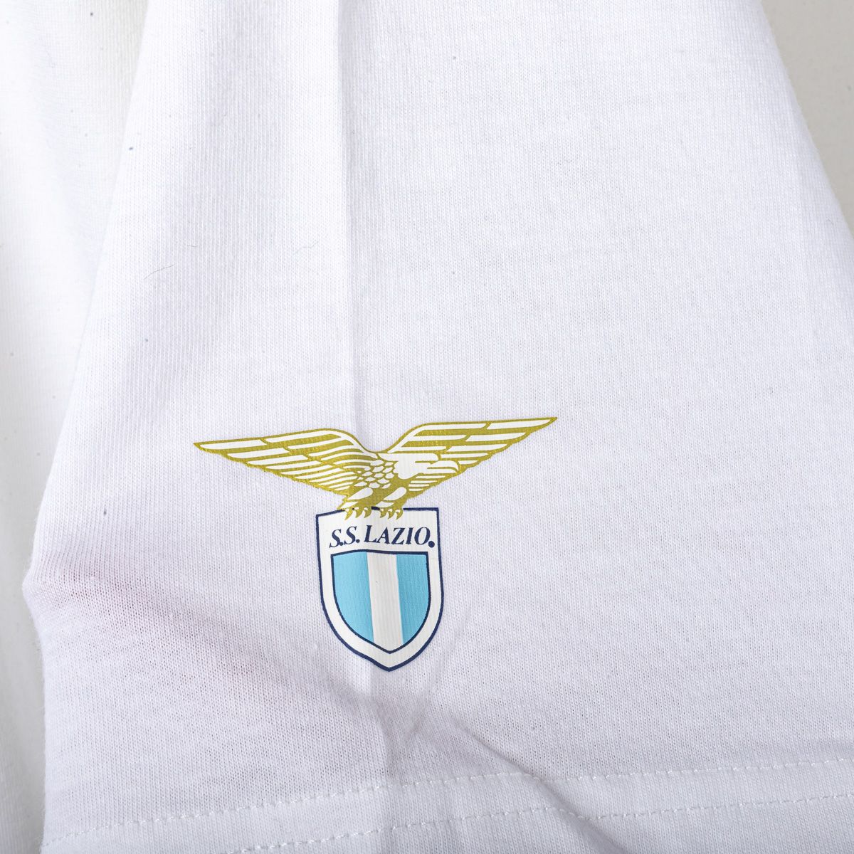 T-shirt anniversario Lazio Mizuno bianca