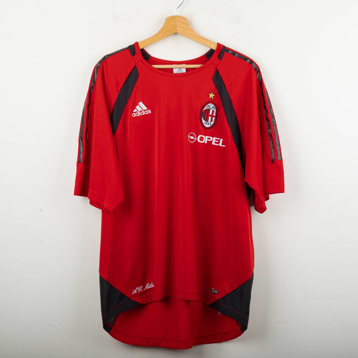 T-Shirt Allenamento Milan Opel Adidas 2008/2009