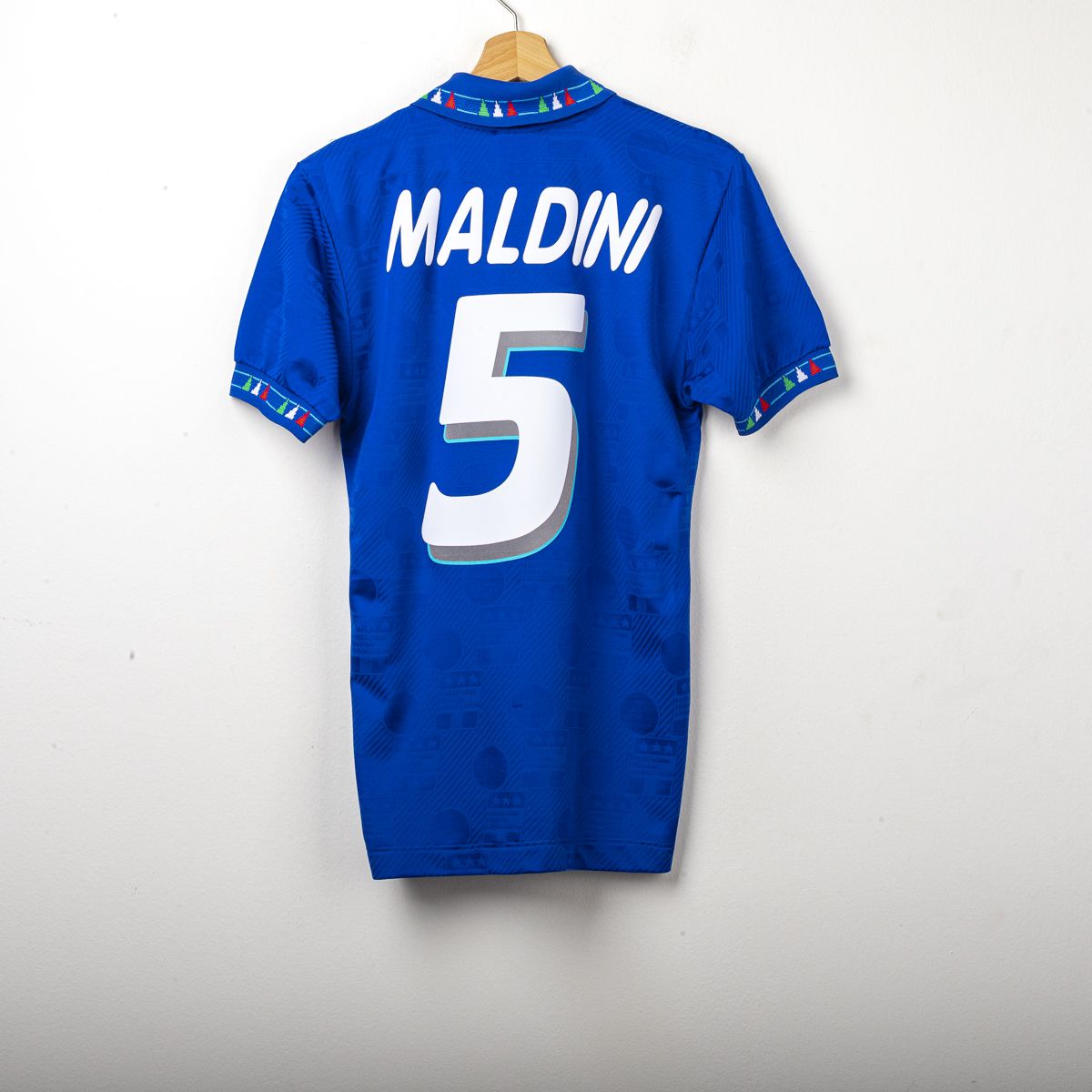 Maglia Italia Diadora Maldini n5 Mondiale USA 1994