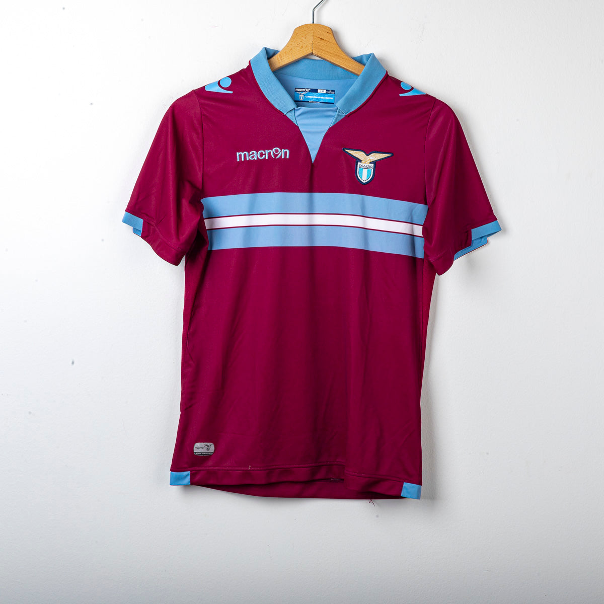 maglia bambino away lazio macron 2014/2015 60,5x43,5