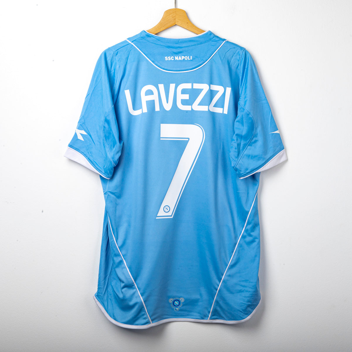 Maglia Home Napoli Diadora Lavezzi n7 2007/2008