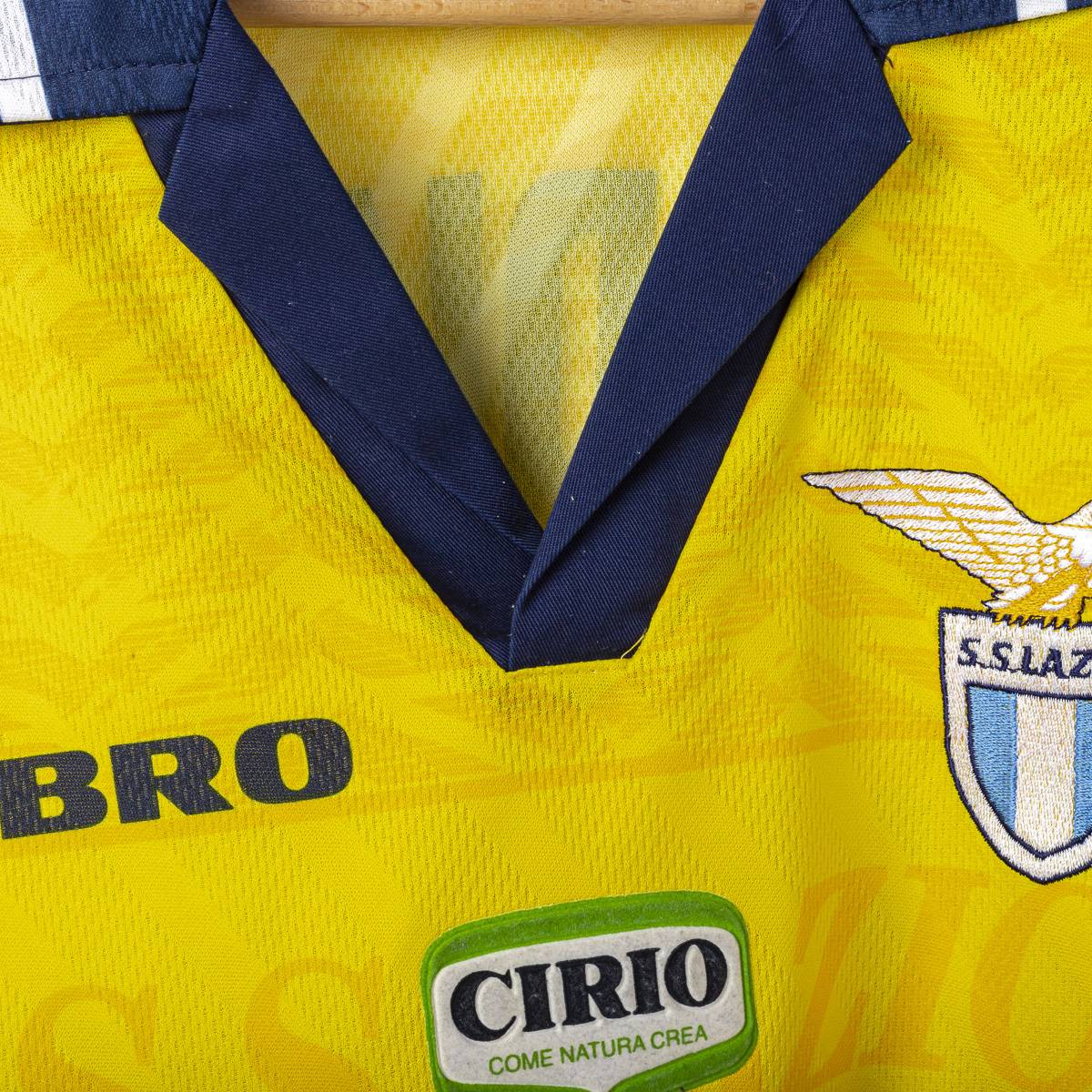 Maglia bambino away Lazio Umbro Nedved 1997/1998