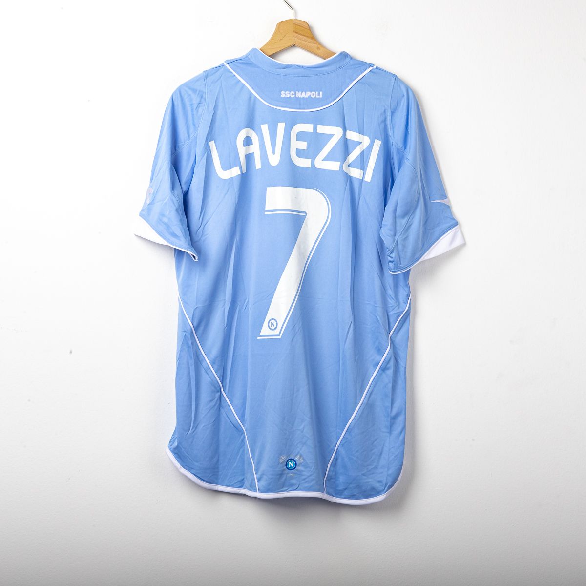 Maglia Home Ssc Napoli Diadora Lavezzi n7 2007/2008