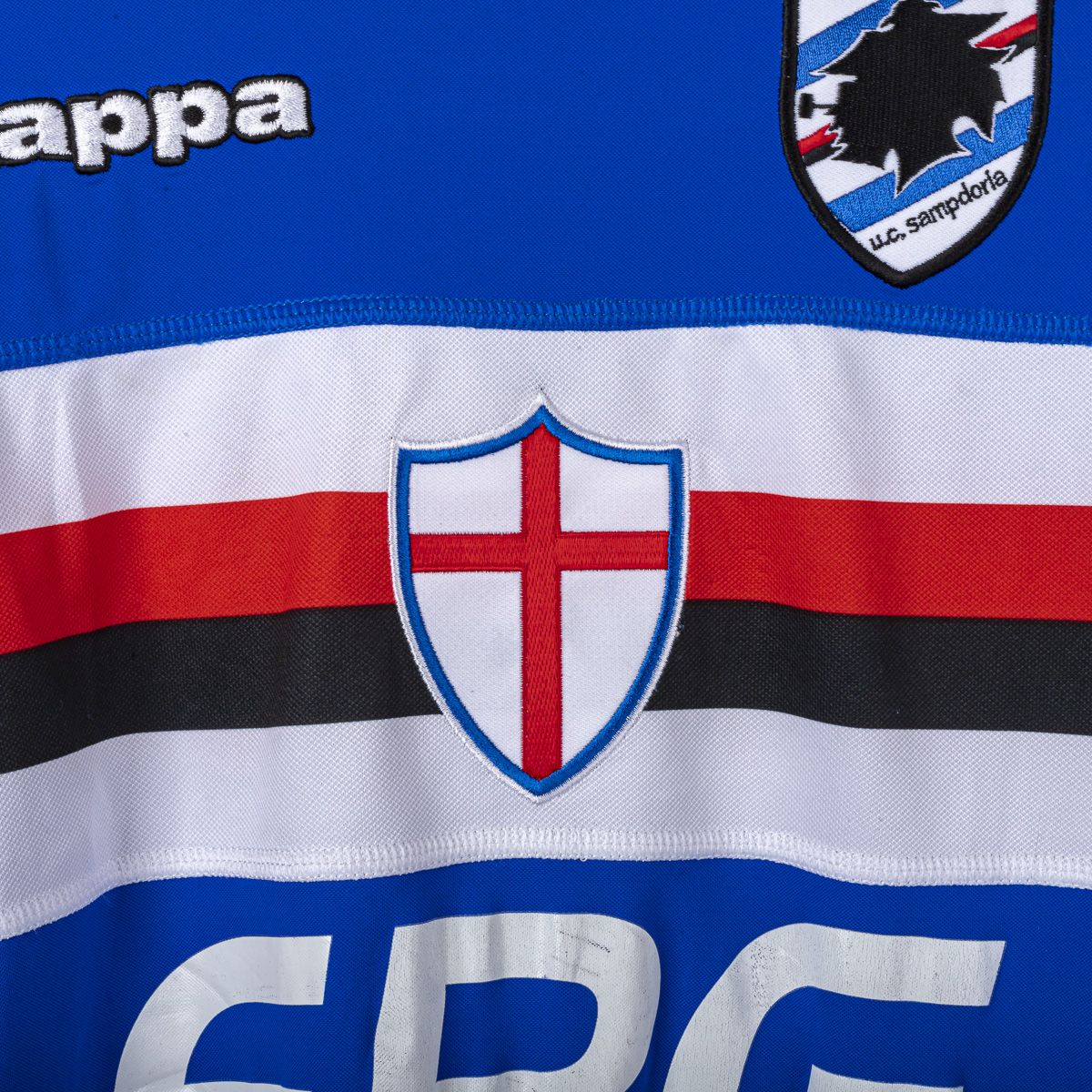 maglia home sampdoria kappa flachi 10 2005/2006