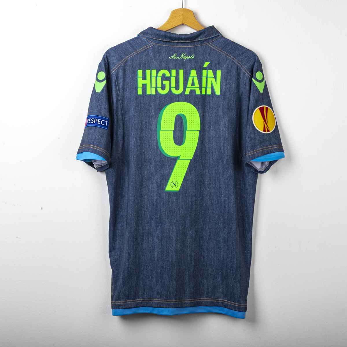 SSC Napoli Uefa Macron Higuaín 92014/2015 Jersey