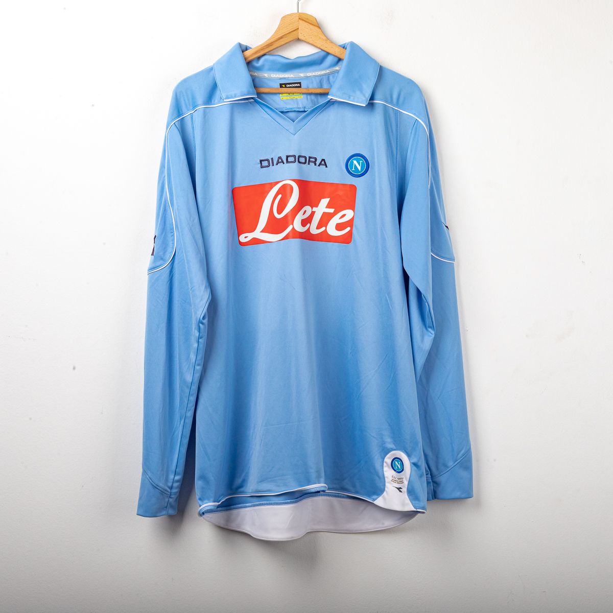 Maglia Home Ssc Napoli Diadora Lavezzi 7 ml 2008/2009