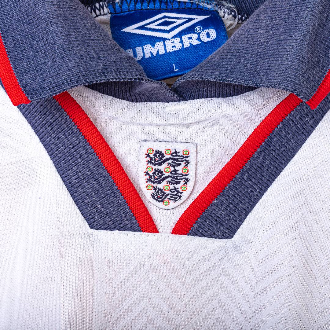 Maglia Home Inghilterra Umbro Gascoigne 8 1994/1995