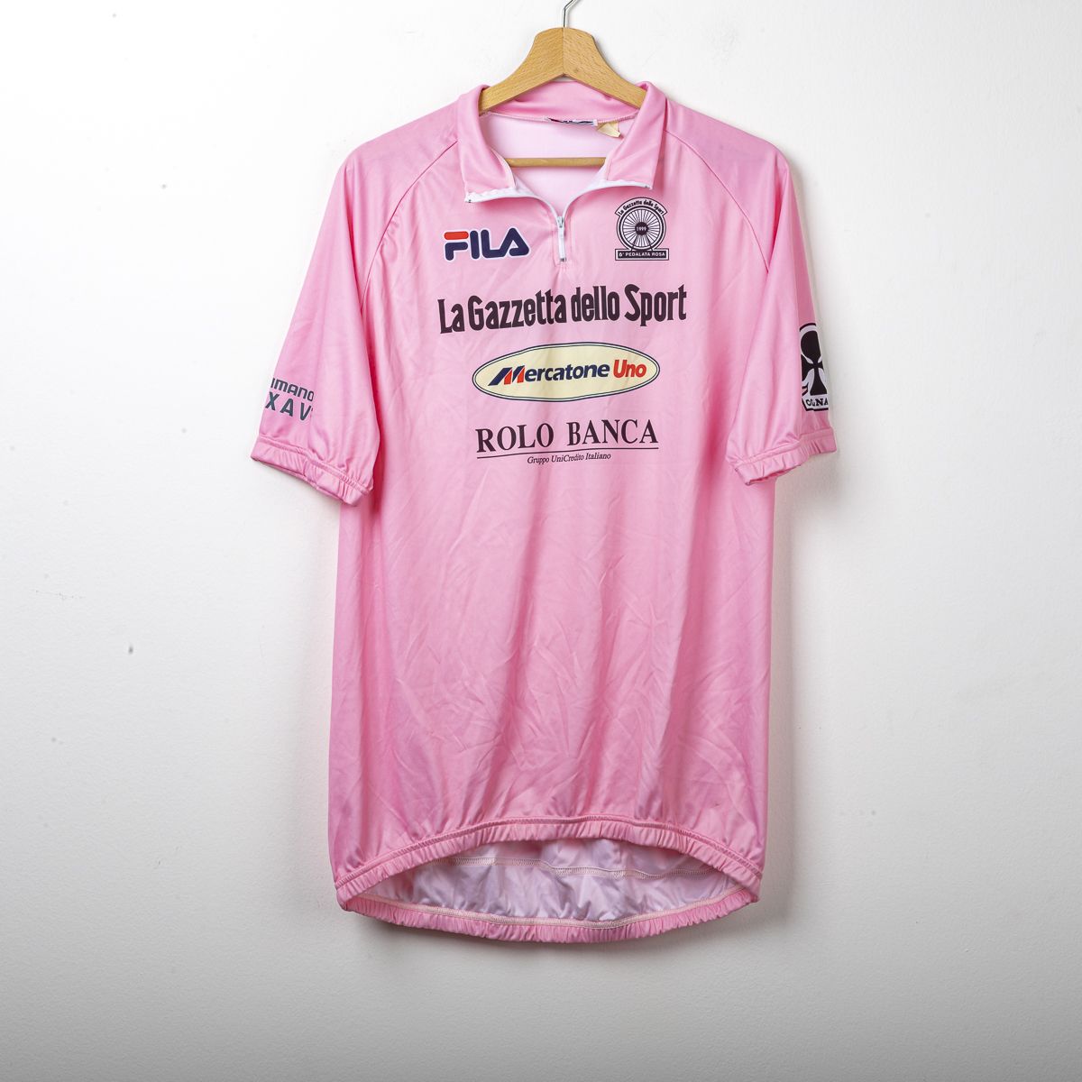 Maglia Rosa Ciclismo Mercatone Uno Fila 1999/2000