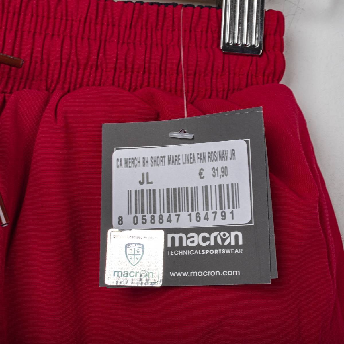 Costume Mare Bambino Cagliari Macron Rosso