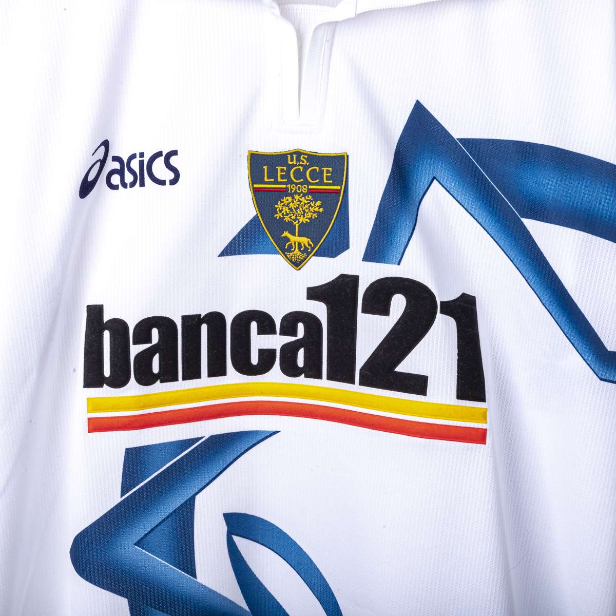Lecce Away Shirt Asics Banca 121 2001/2002