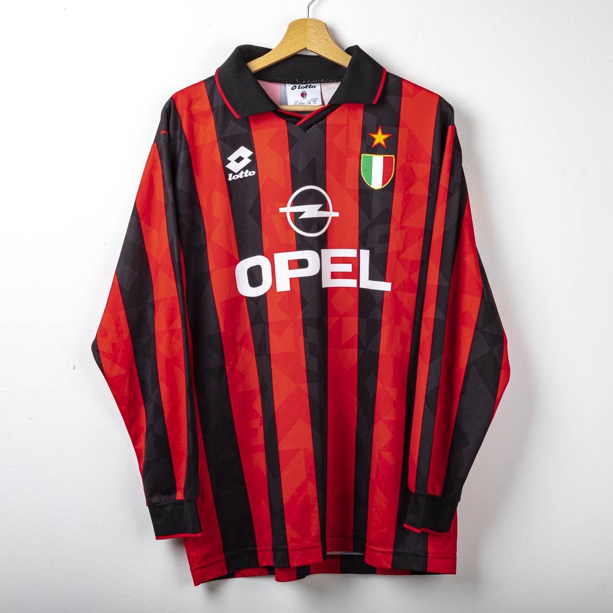 Maglia Home Milan Lotto Opel 1994/1995