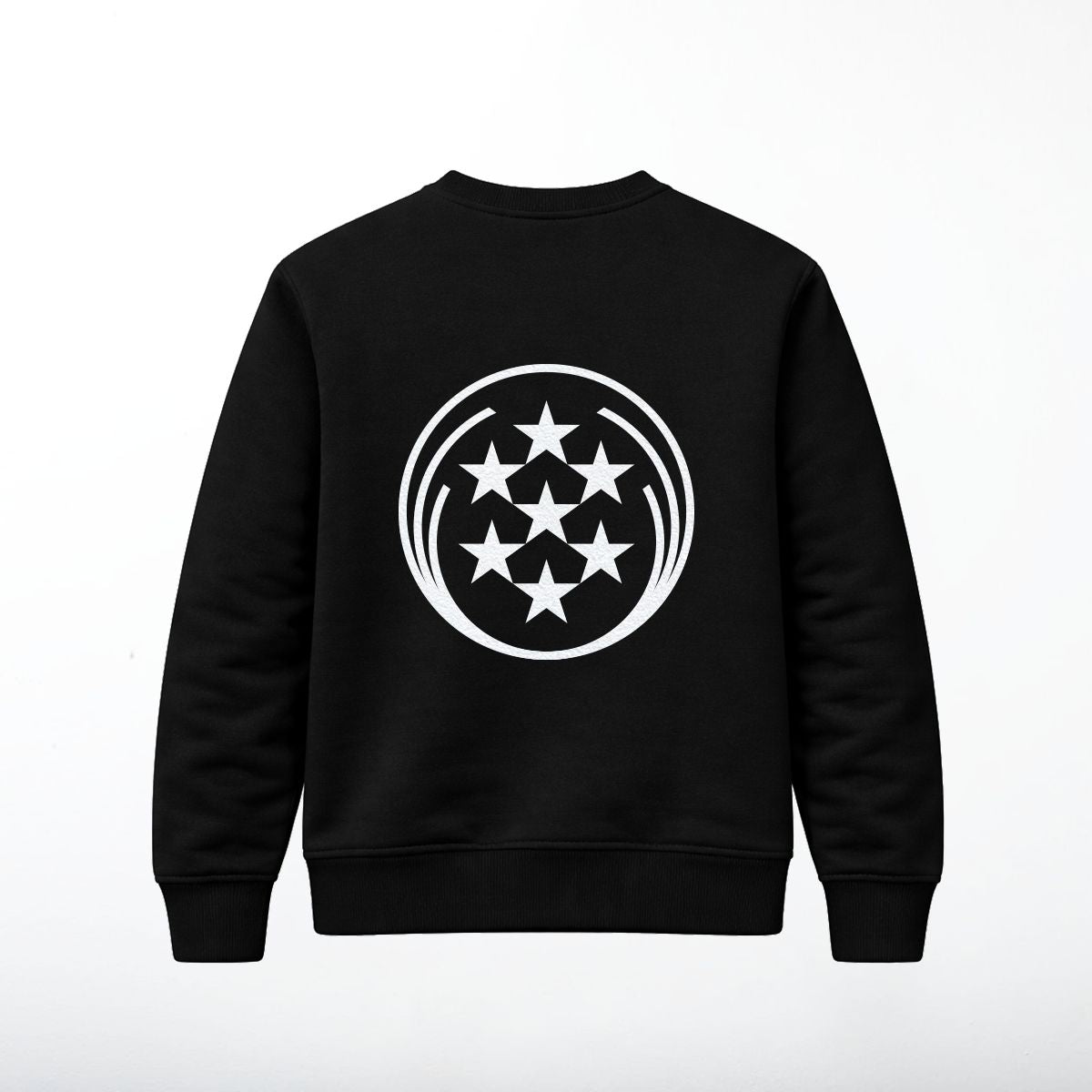 Felpa girocollo Nera Le Sette Sorelle