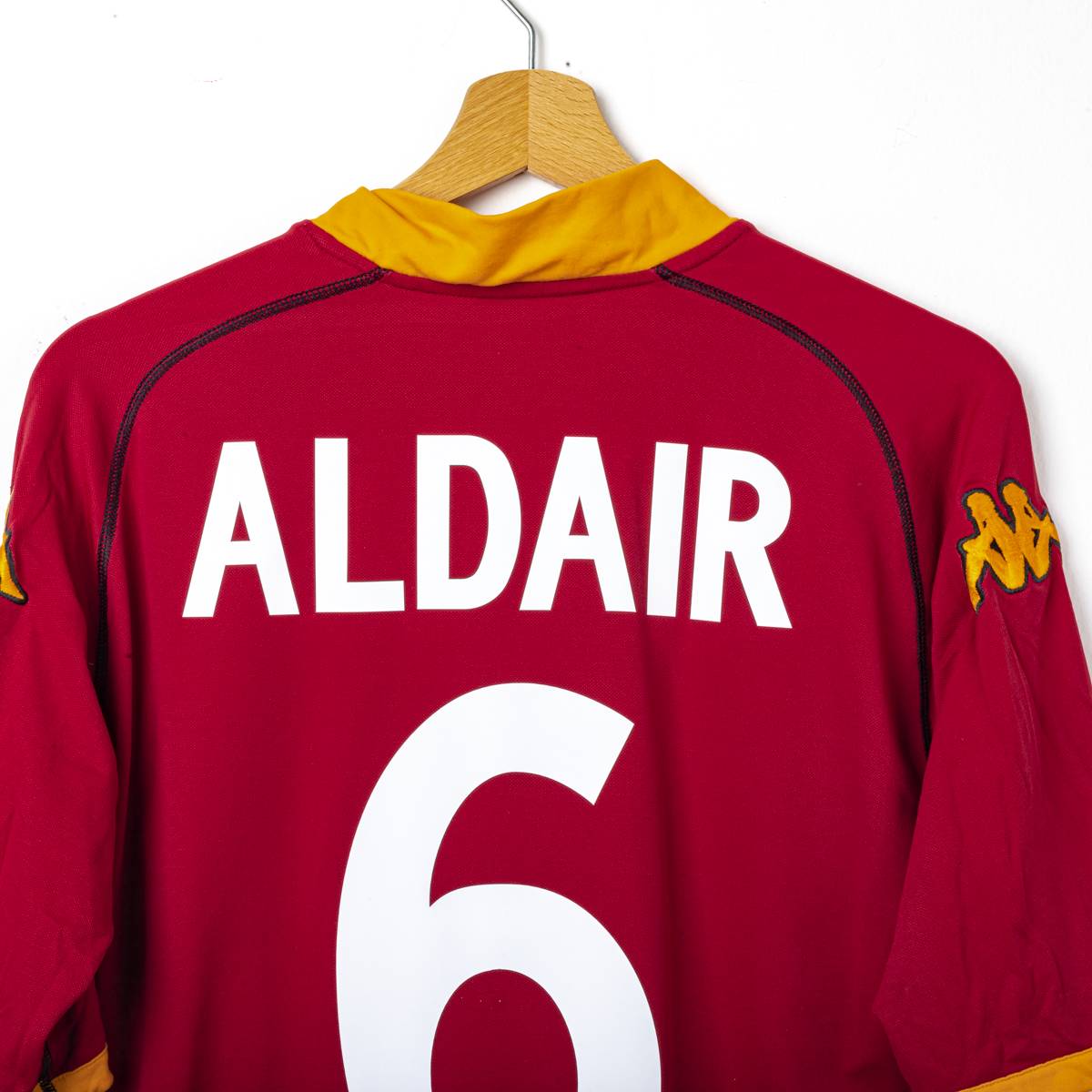 Maglia Home Roma Kappa Aldair 6 2002/2003