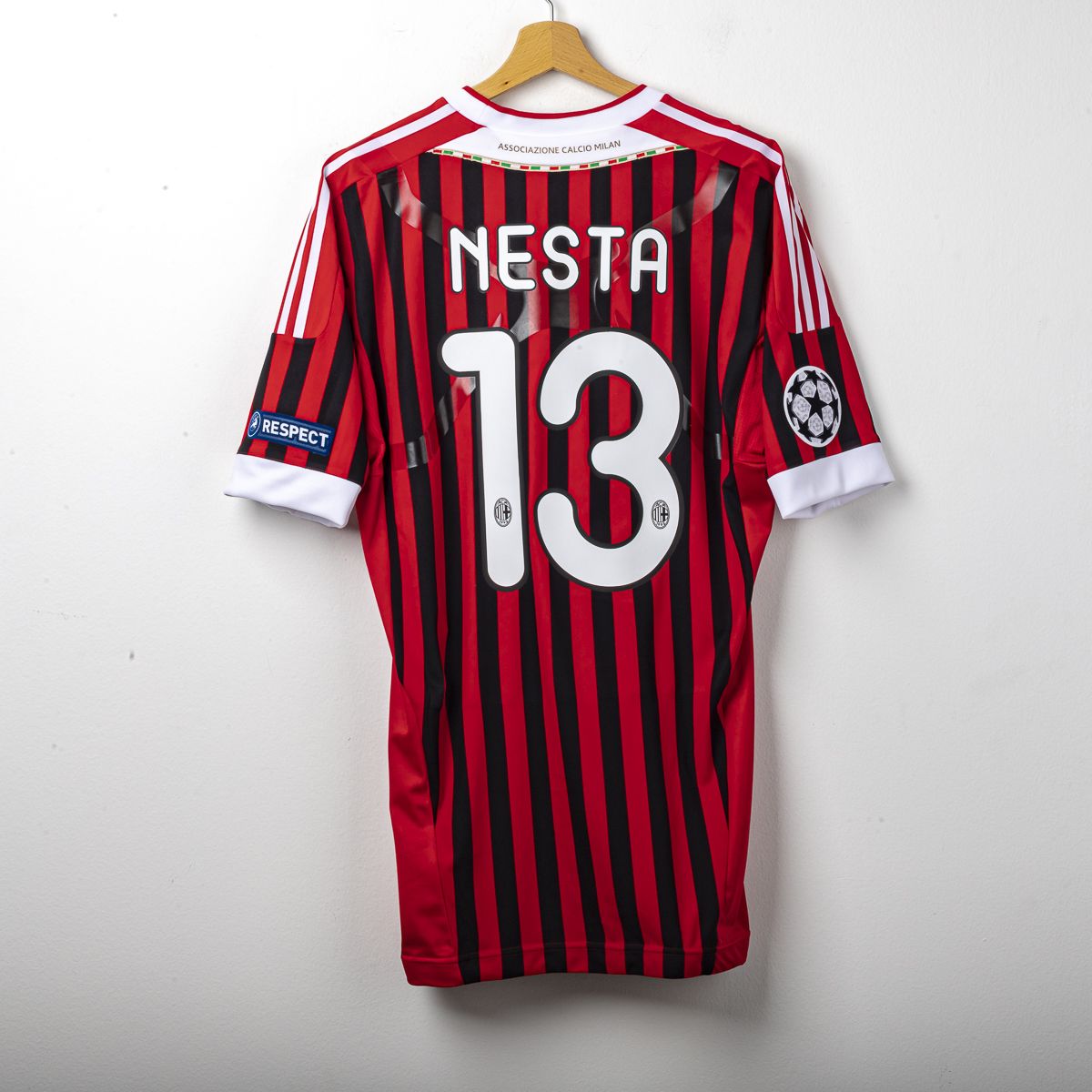 maglia home milan Adidas Nesta 13 2011/2012 79x51