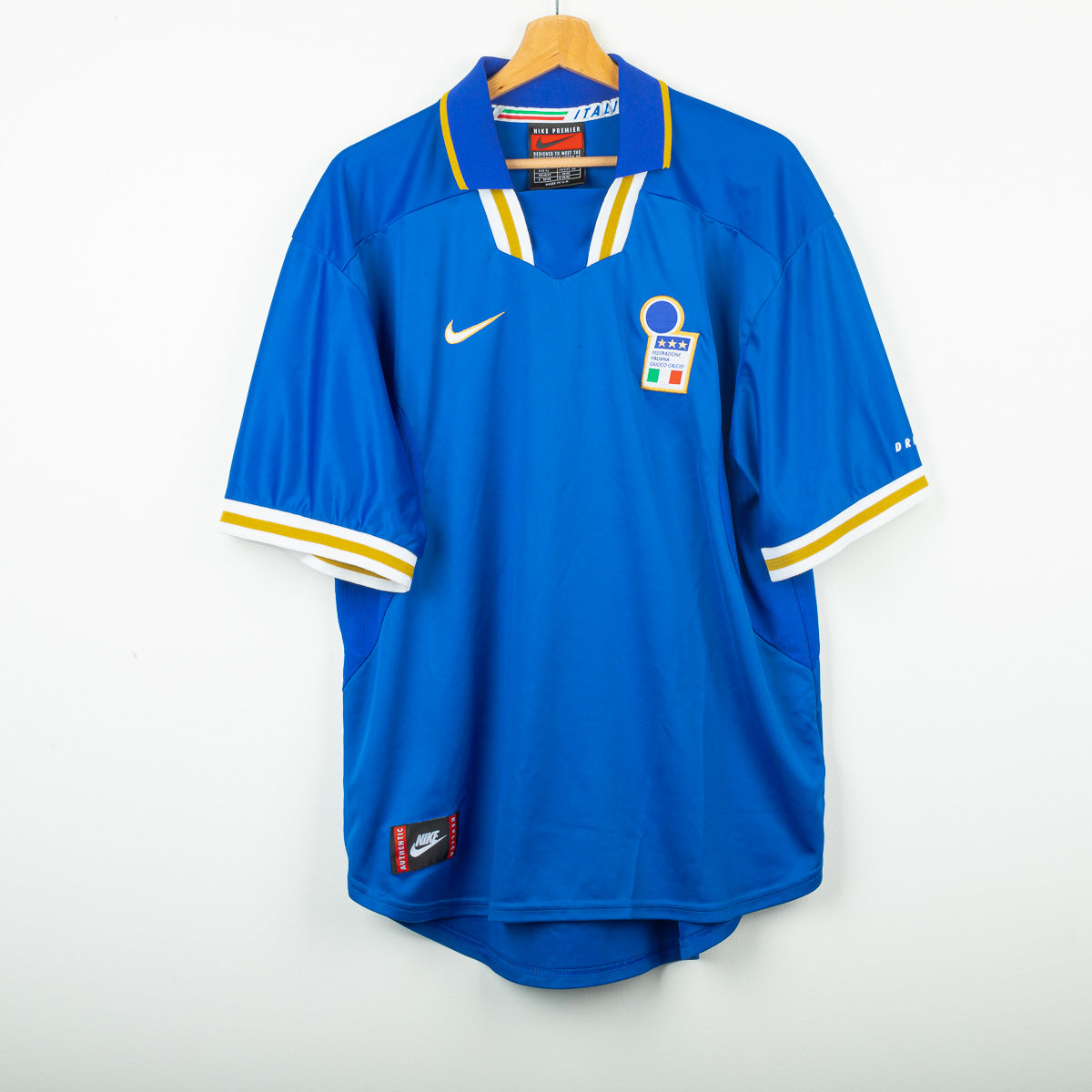 Maglia Home Azzurra Italia Nike 1996