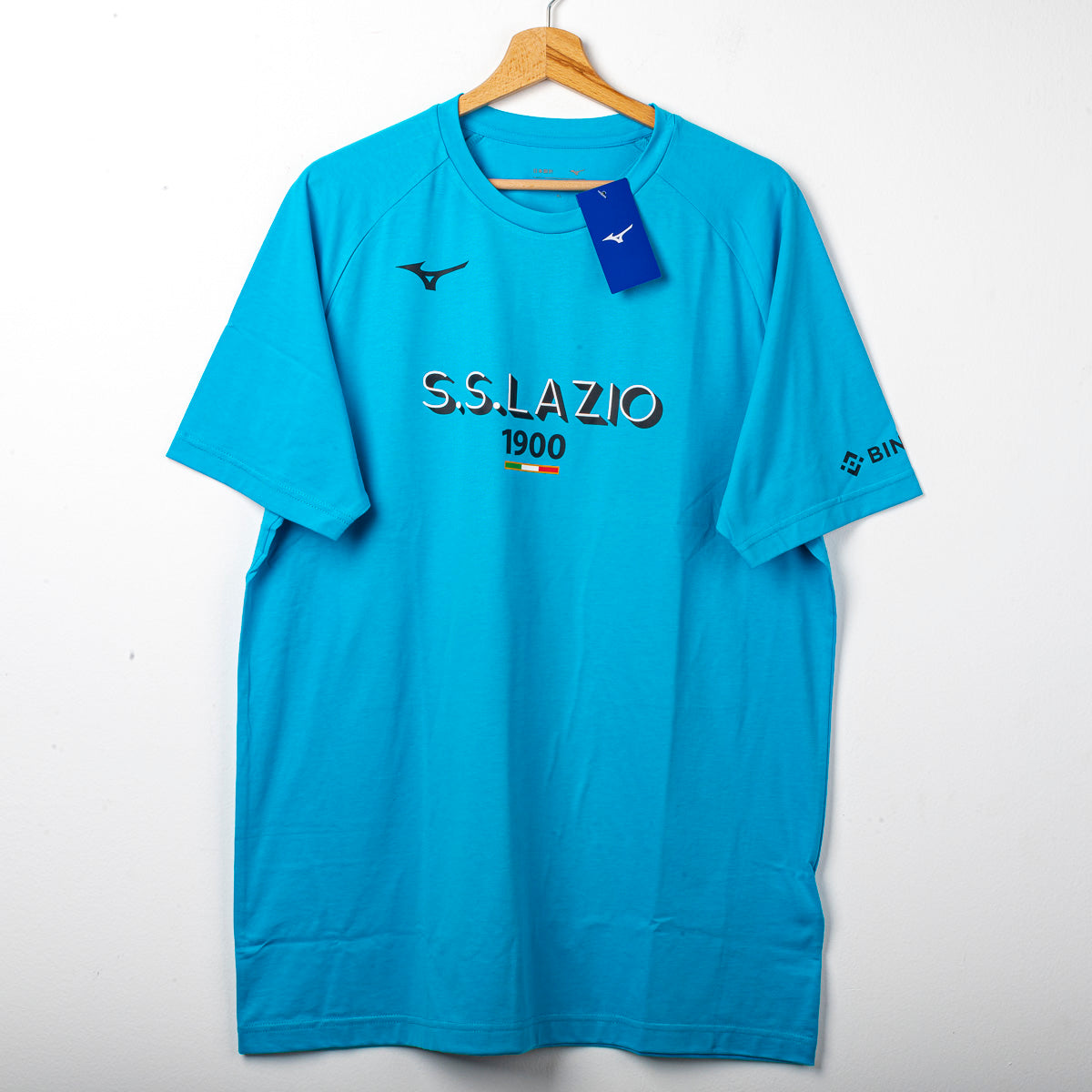 t-shirt lazio celeste mizuno 2022/2023