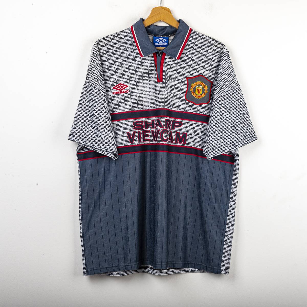 Maglia Away Manchester United Umbro Beckham n24 1995/1996