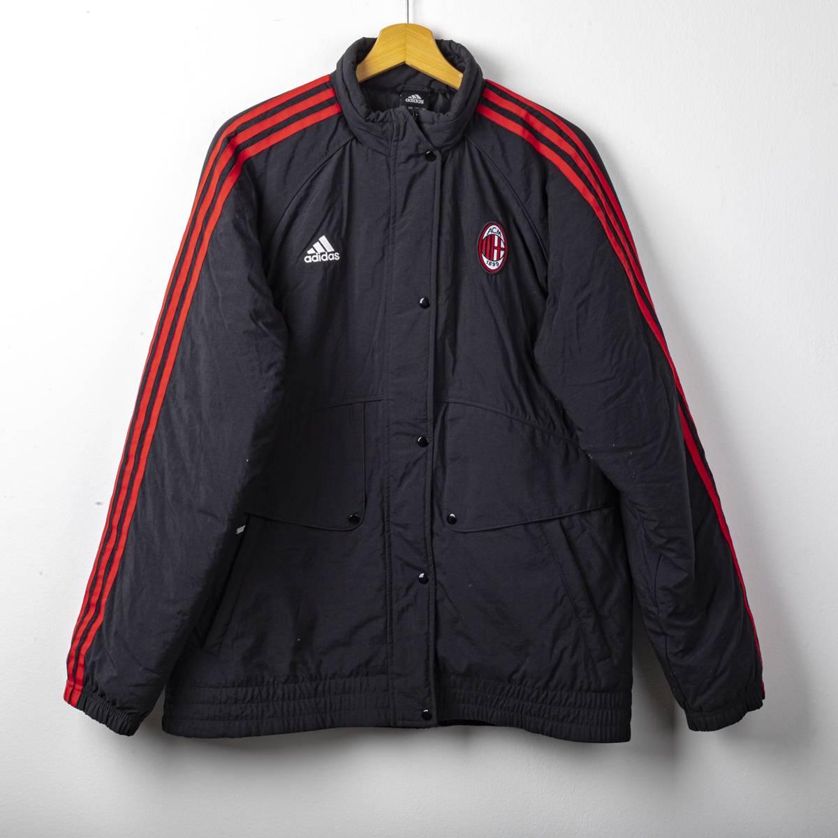 AC Milan Adidas Black Jacket 2009/2010