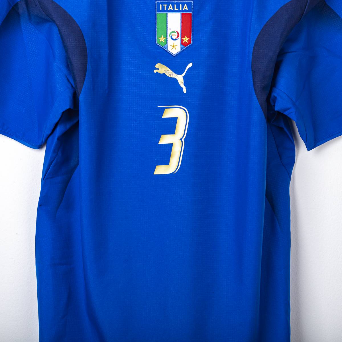 Maglia Home Italia Puma Grosso 3 Mondiali 2006