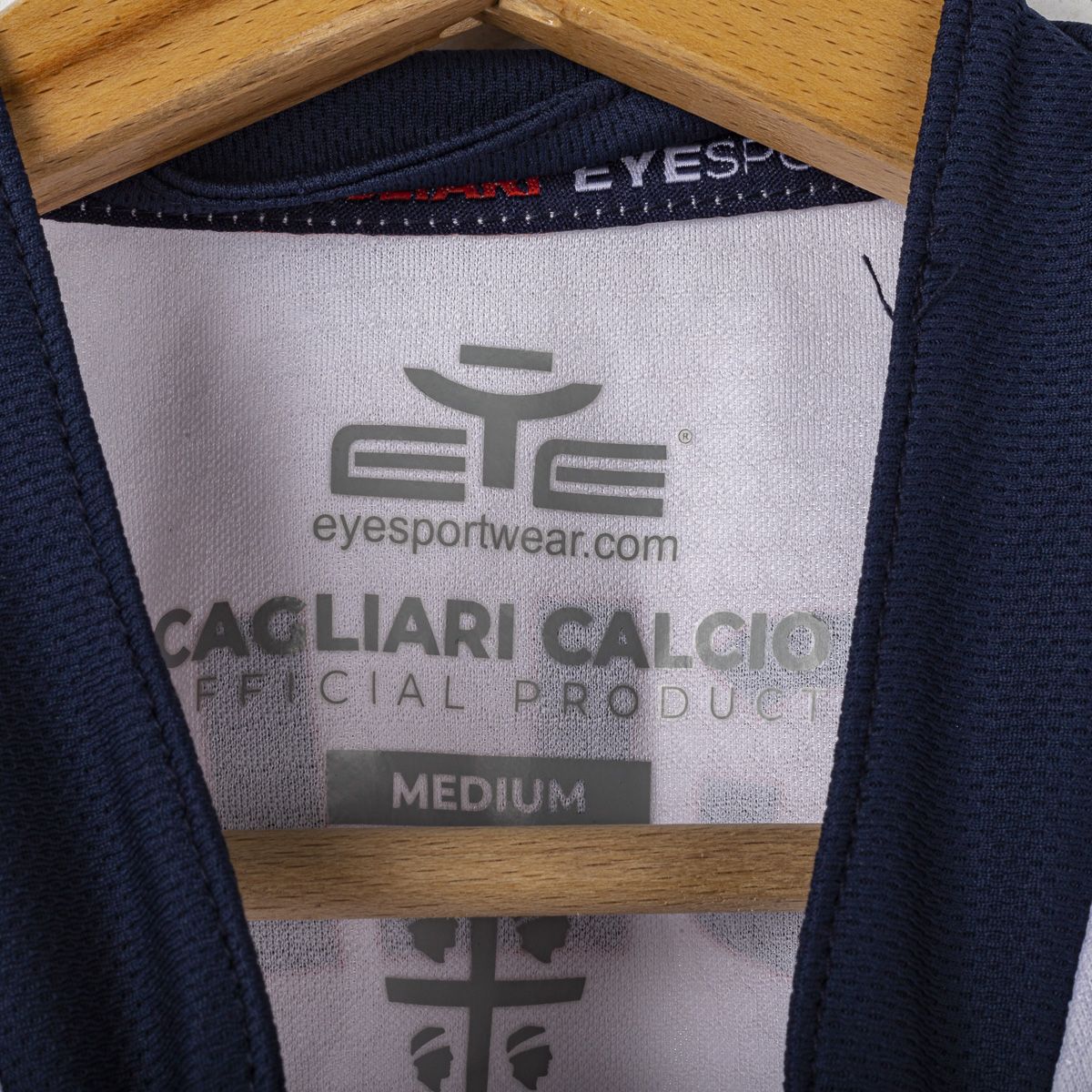 T-Shirt Cagliari Bianca Eye 2022/2023