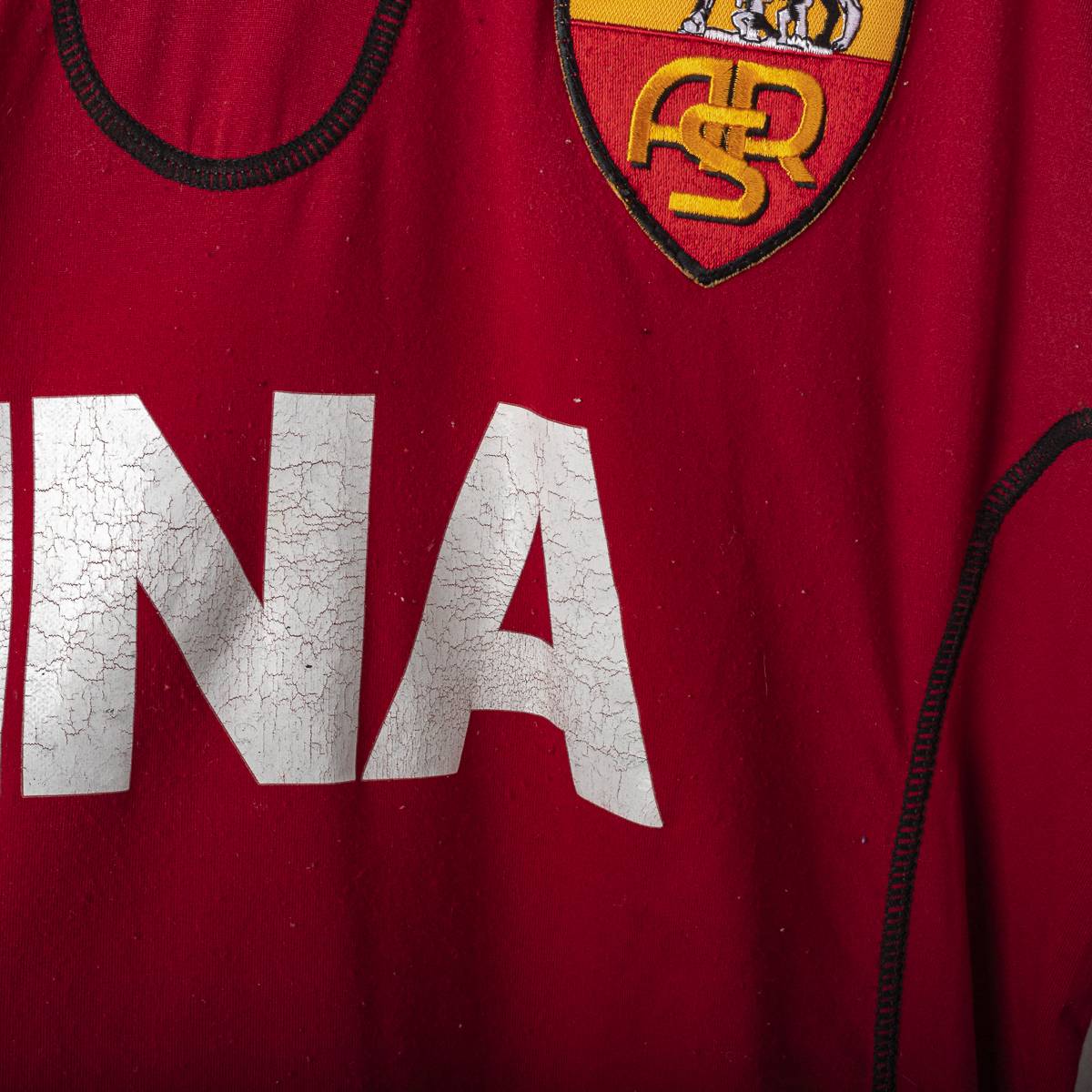 Maglia Home As Roma Kappa Montella n9 2000/2001