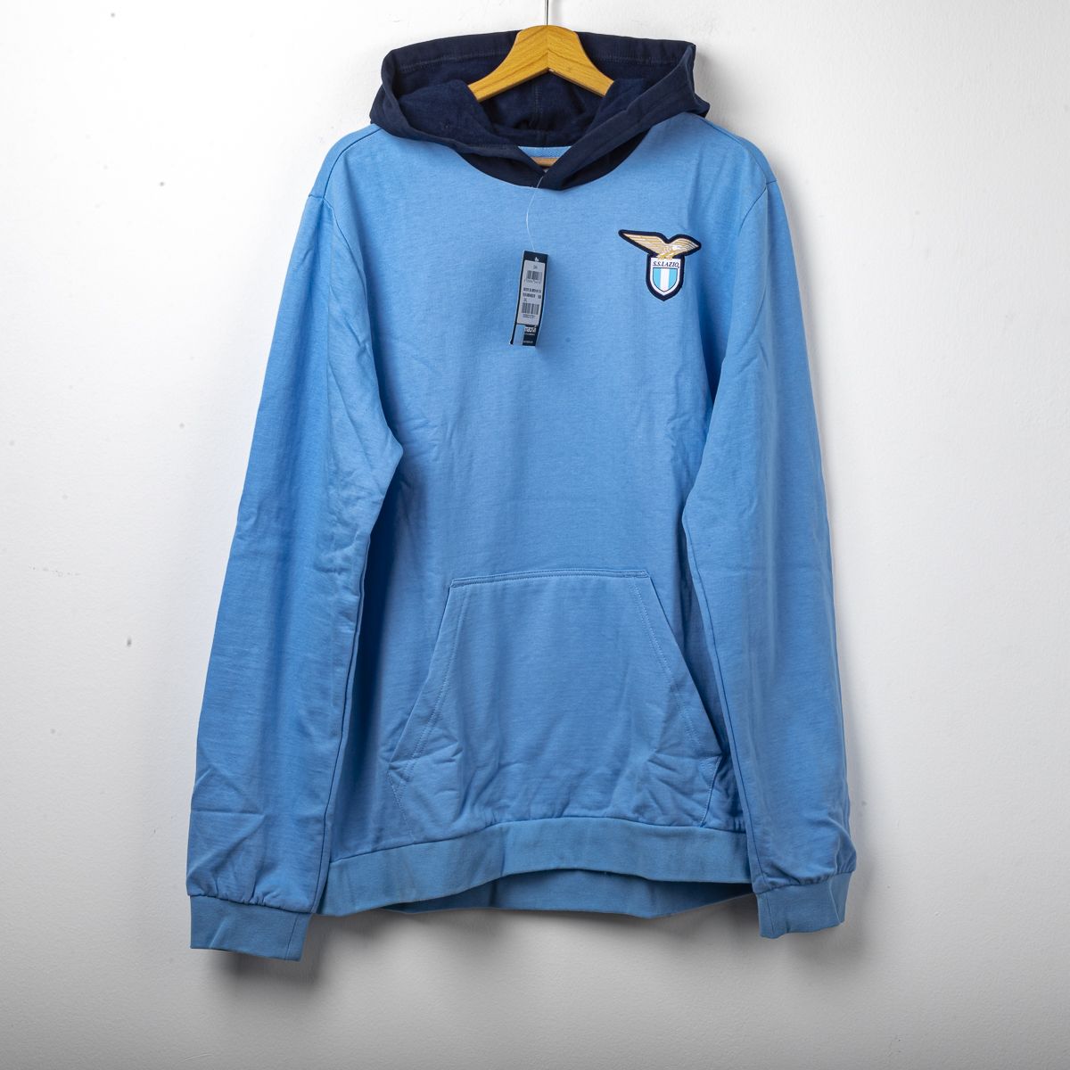 Felpa Cappuccio Celeste Macron Lazio 2012/2013
