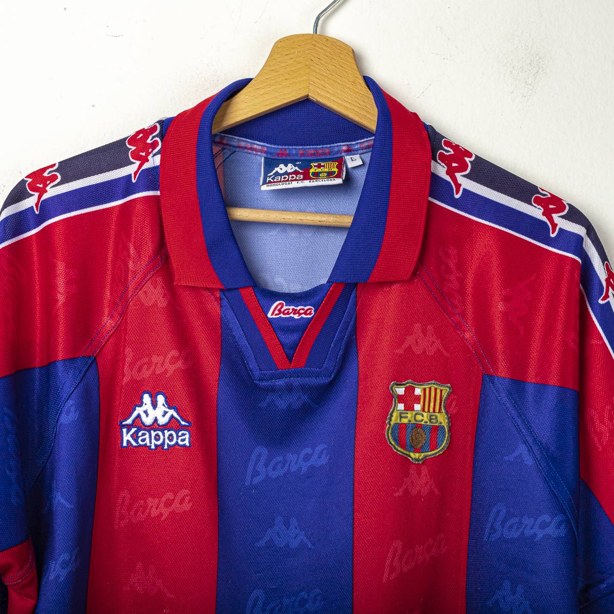 Maglia Home Barcellona Kappa Ronaldo n9 1996/1997 71x58