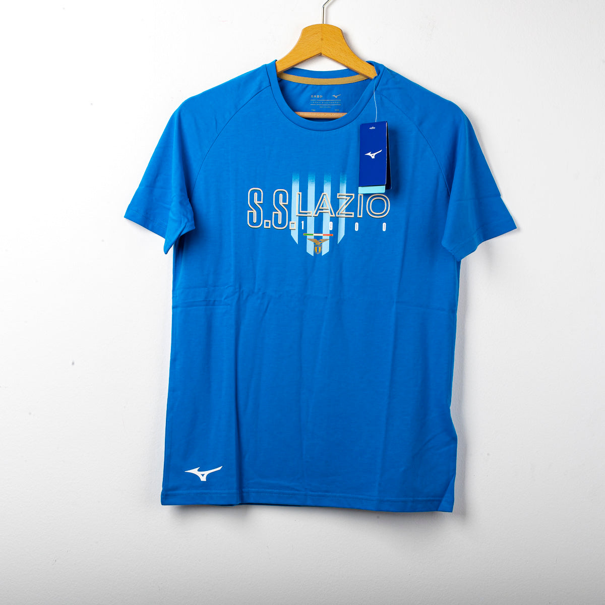 T-shirt Lazio Mizuno bambino celeste 2023/2024