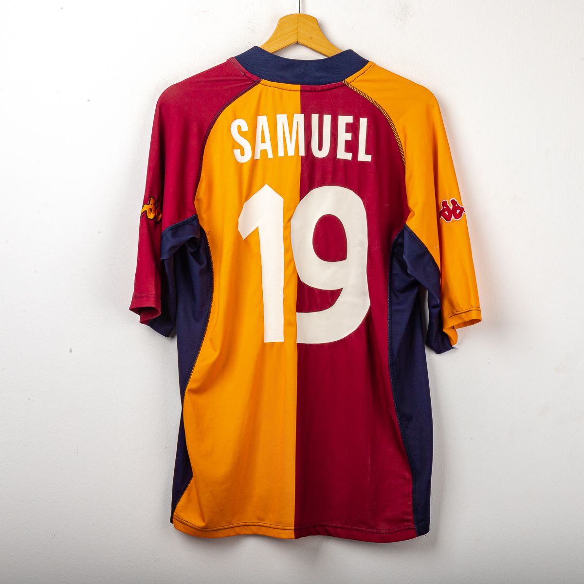 Maglia Fourth As Roma Samuel 19 Kappa 2001/2002