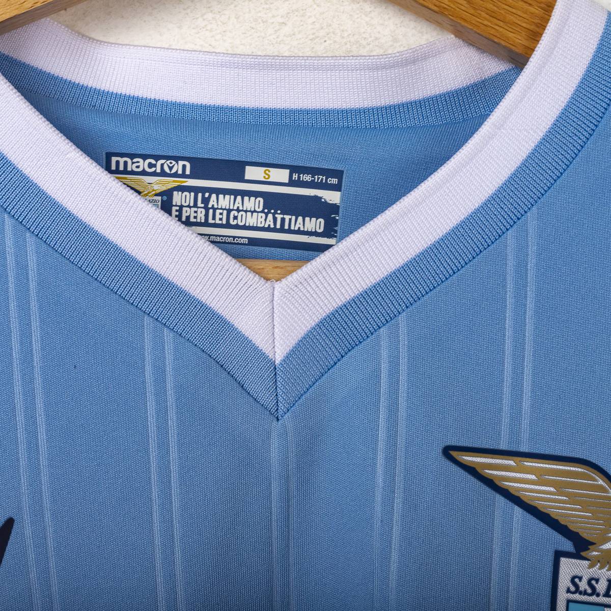 Maglia Home Ss Lazio Macron con cartellino 2021/2022