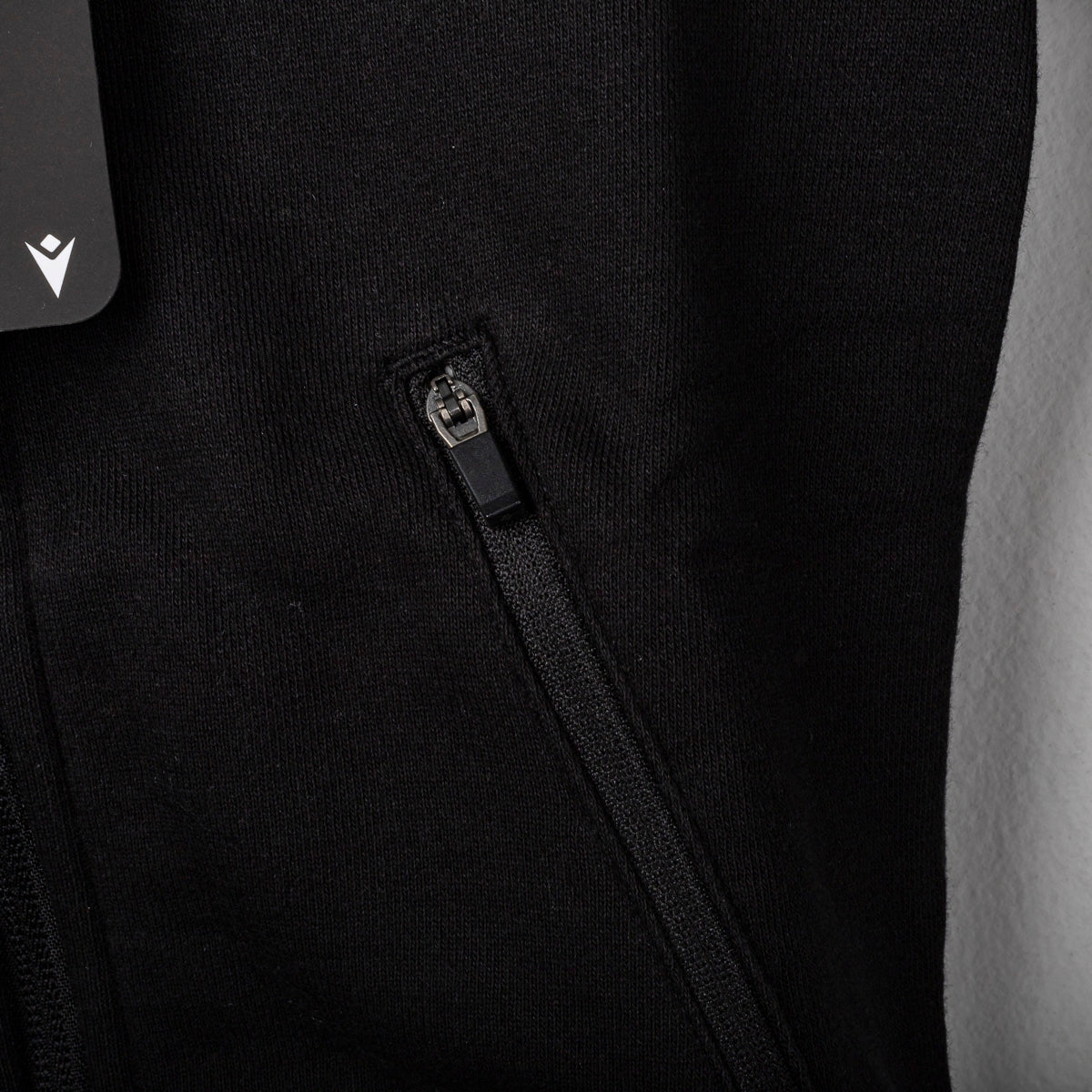Felpa bambino Lazio nera full zip con cappuccio 2019/2020
