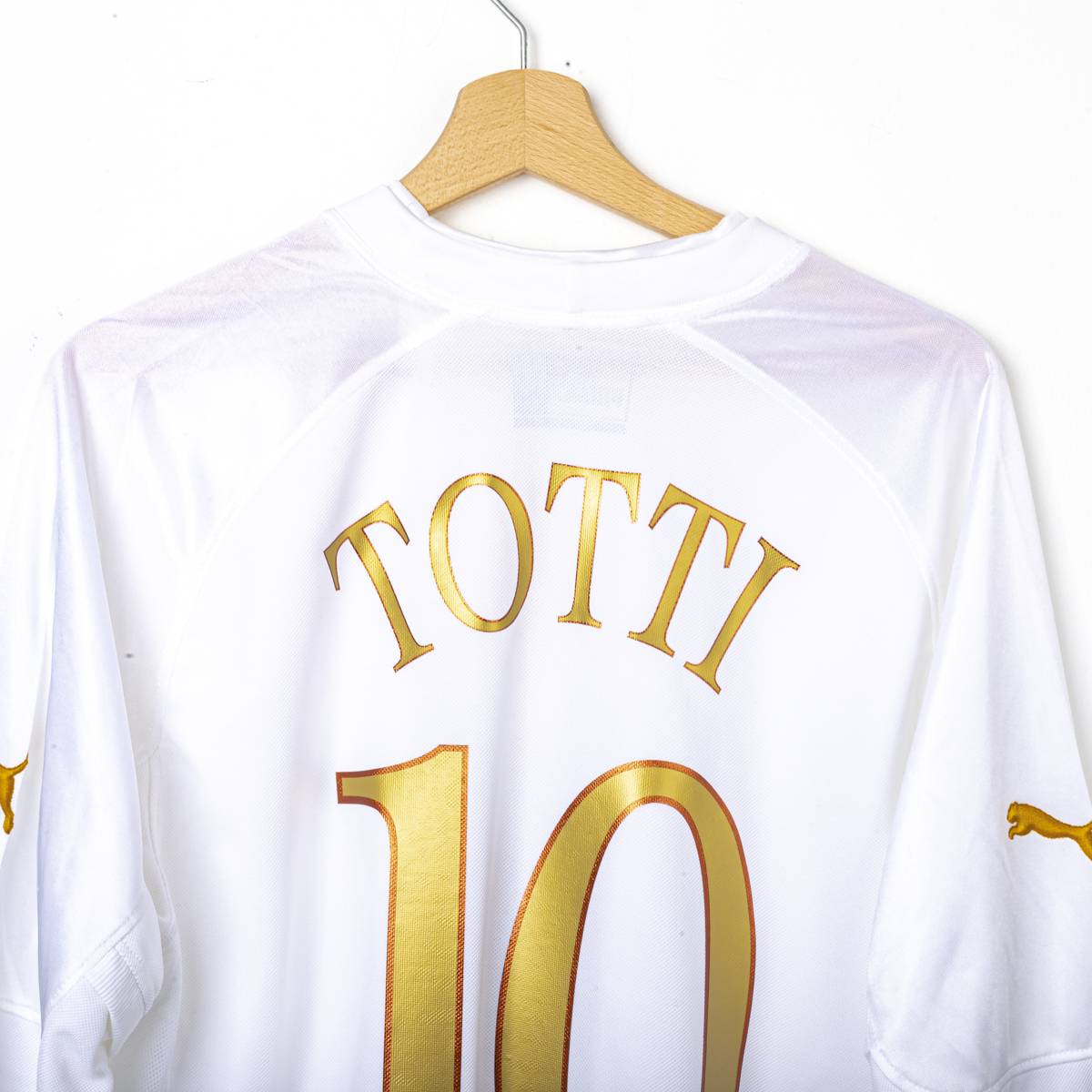 Italy Puma Totti 10 ls Away Shirt 2004
