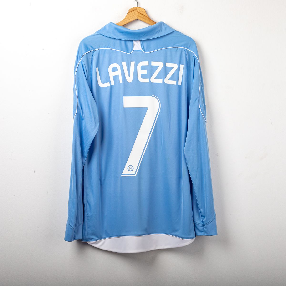 Maglia Home Ssc Napoli Diadora Lavezzi 7 ml 2008/2009