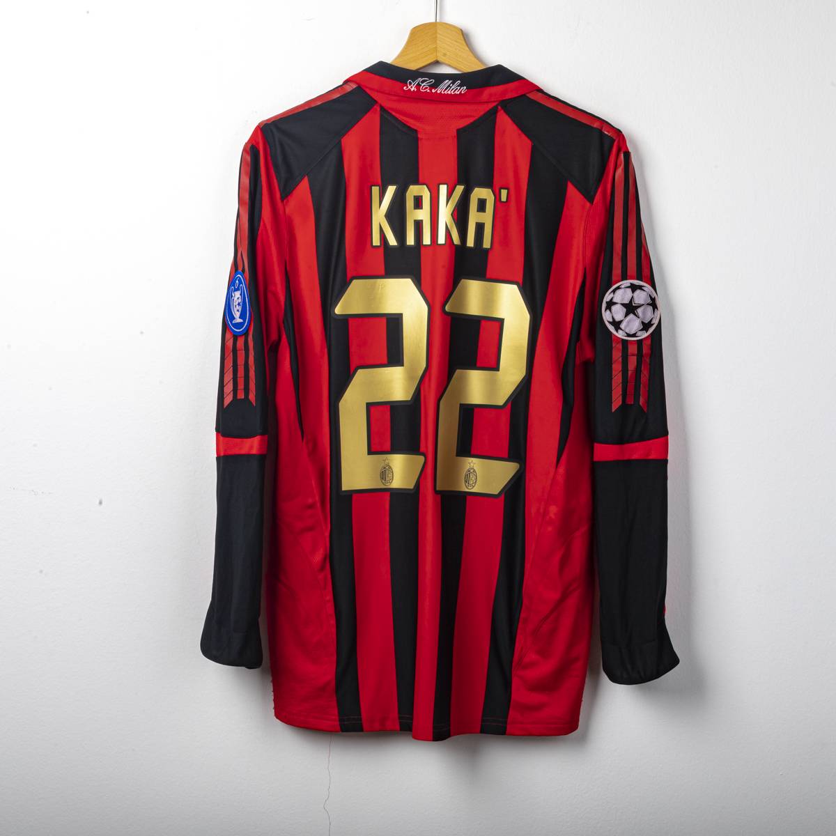 Adidas Milan Kaka 22 ml Champions Home Shirt 2005/2006