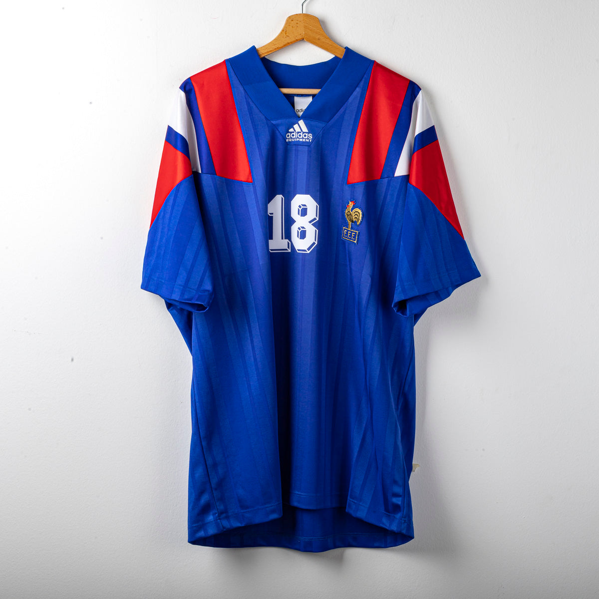 Maglia Francia Home Adidas Cantona 18 1992