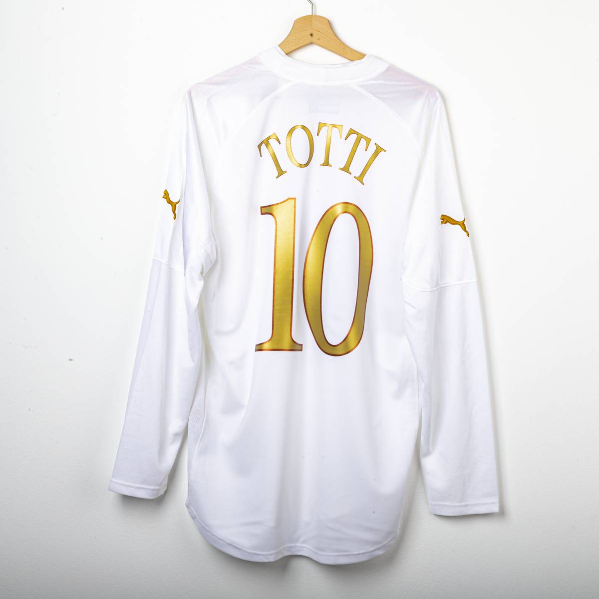 Italy Puma Totti 10 ls Away Shirt 2004