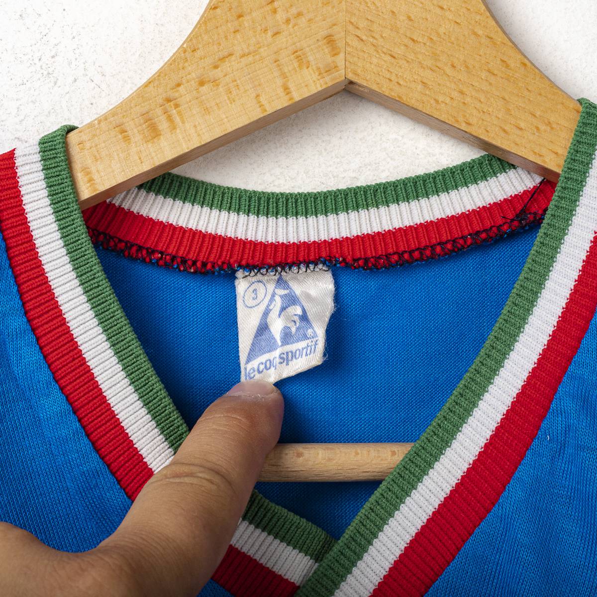 Maglia Home Italia Le Coq Sportif Rossi 20 mc 1982