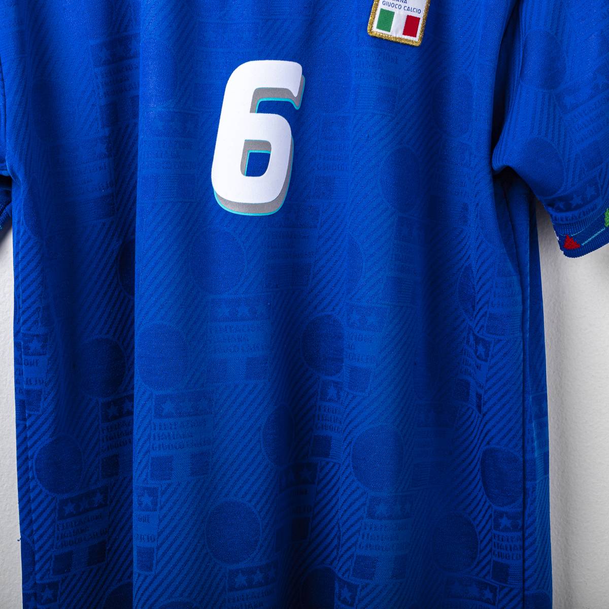 Maglia Home Italia Diadora Baresi 6 USA 1994