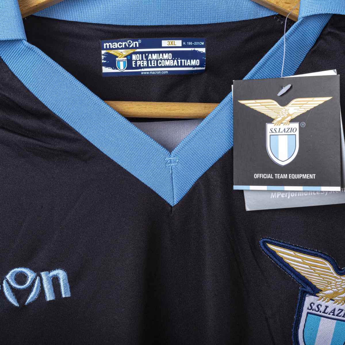 Maglia Nera Away Lazio Macron 2015/2016