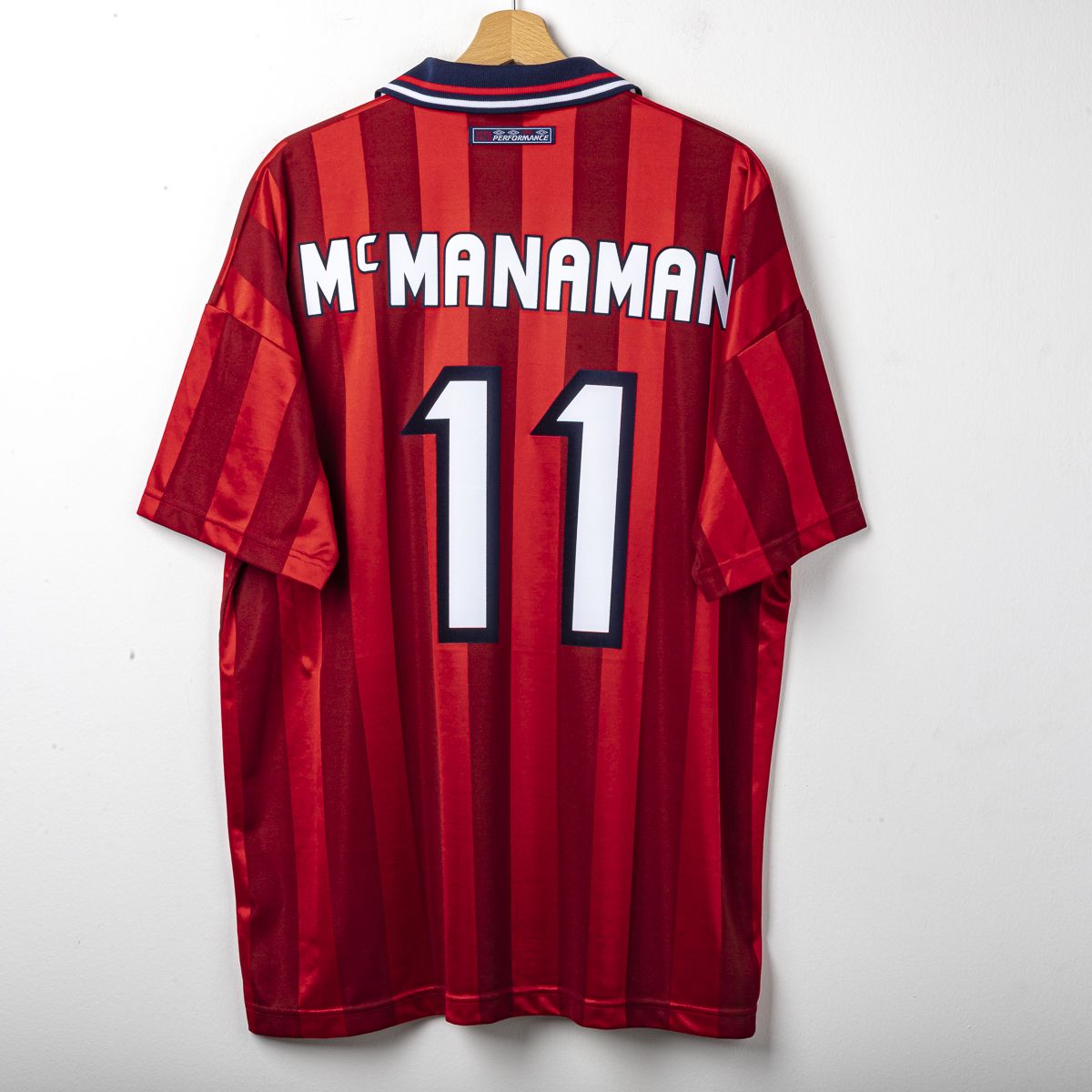 Maglia Away Inghilterra Mc Manaman n11 1998