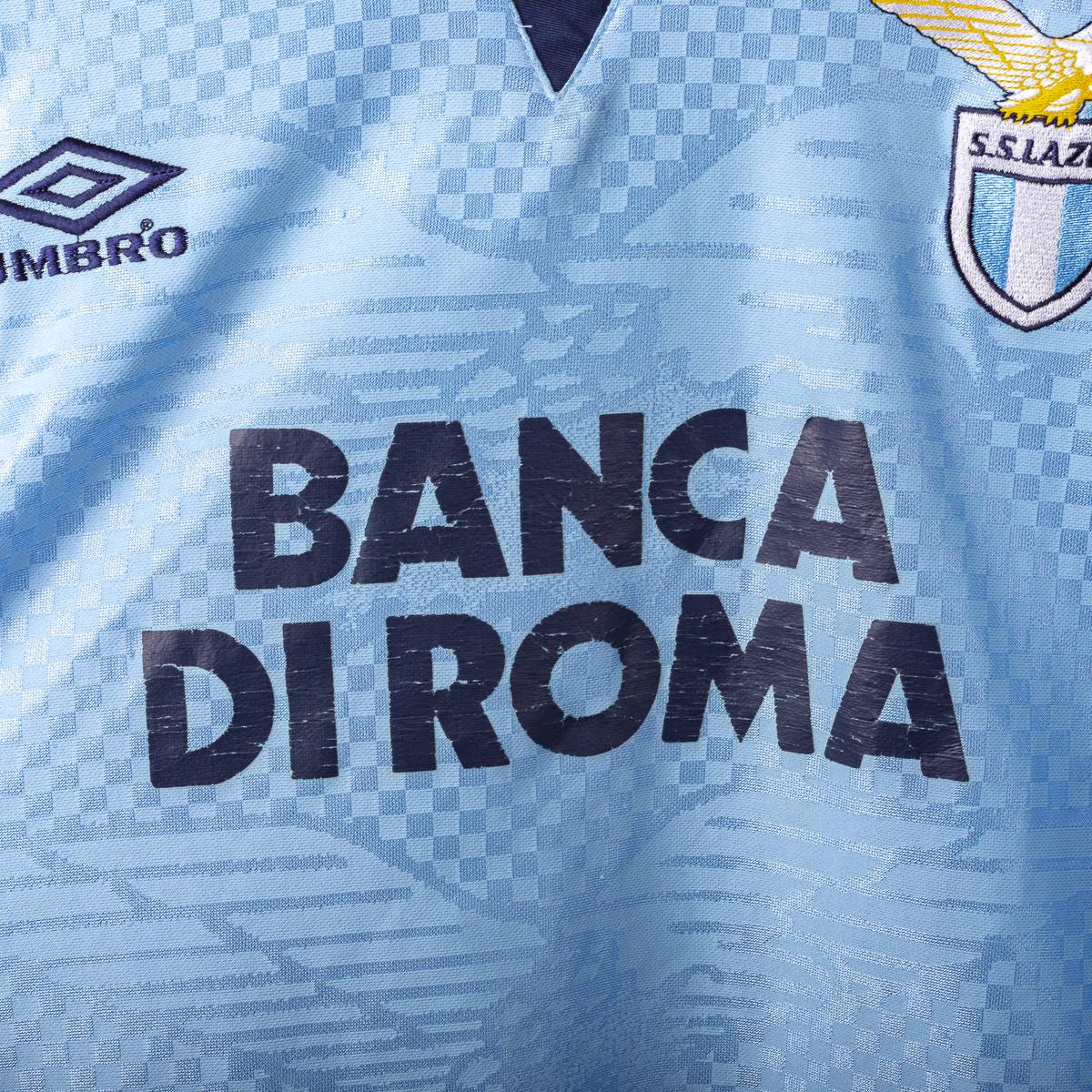 Maglia Home Lazio Umbro Signori 11 Banca di Roma 1995/1996