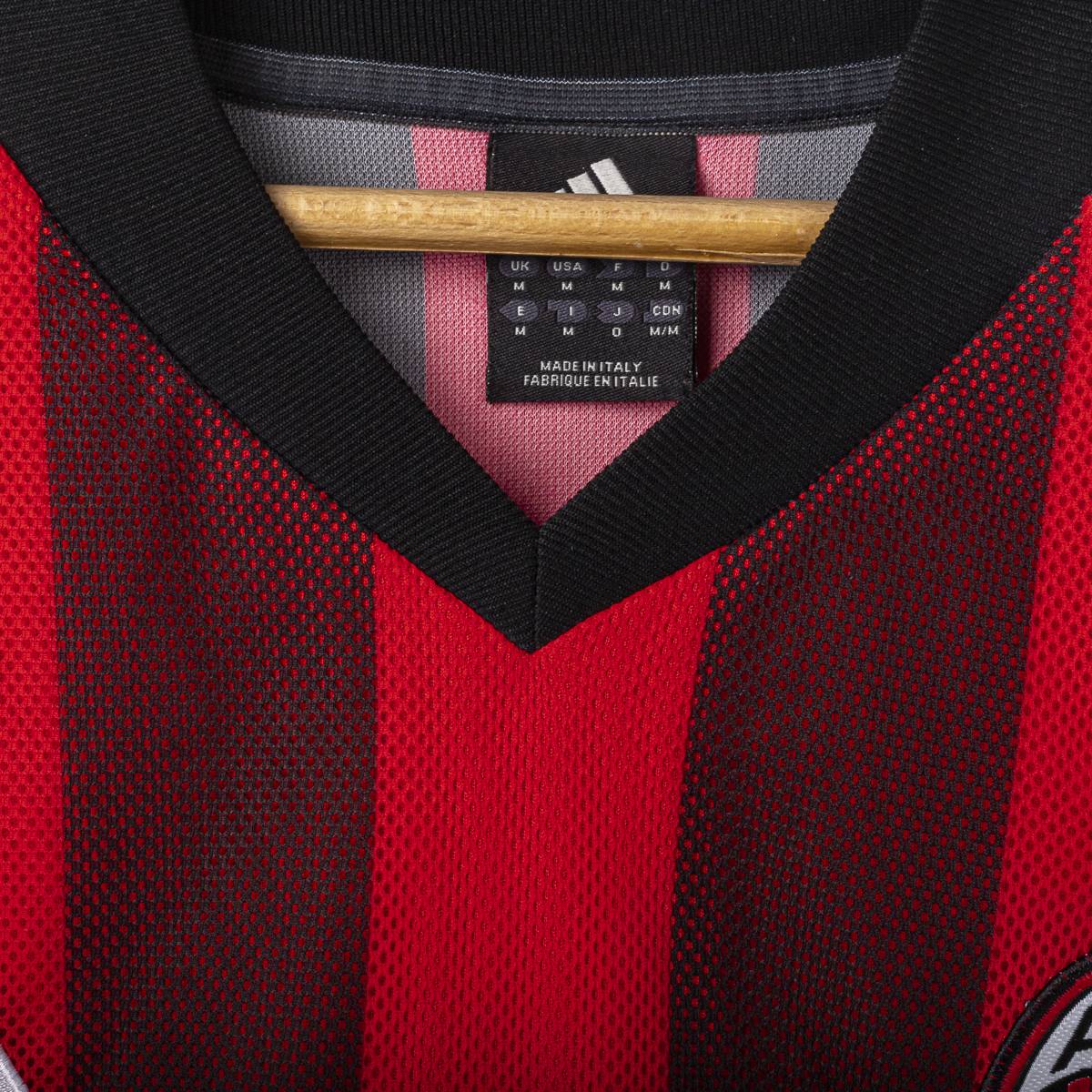 maglia home ac milan Adidas Maldini n3 2002/2003