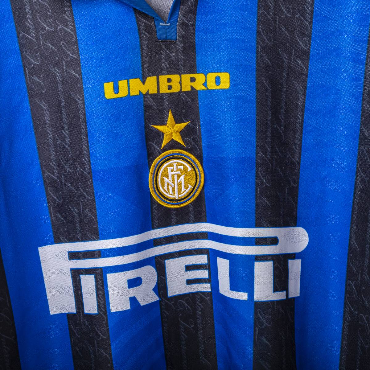 Maglia Home Inter Umbro Pirelli Zanetti n4 1996/1997