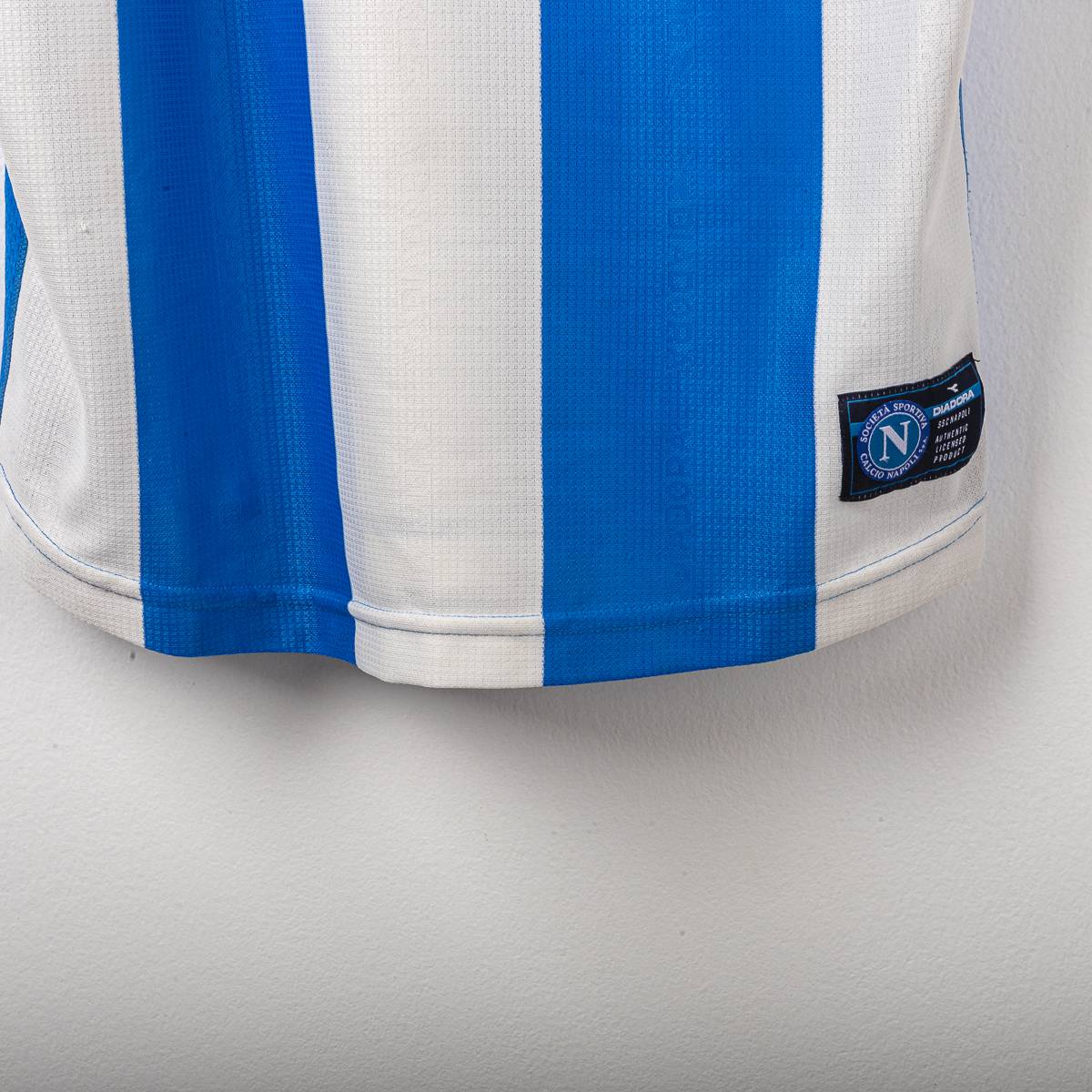 Maglia Home Ssc Napoli Diadora Stellone n9 2002/2003