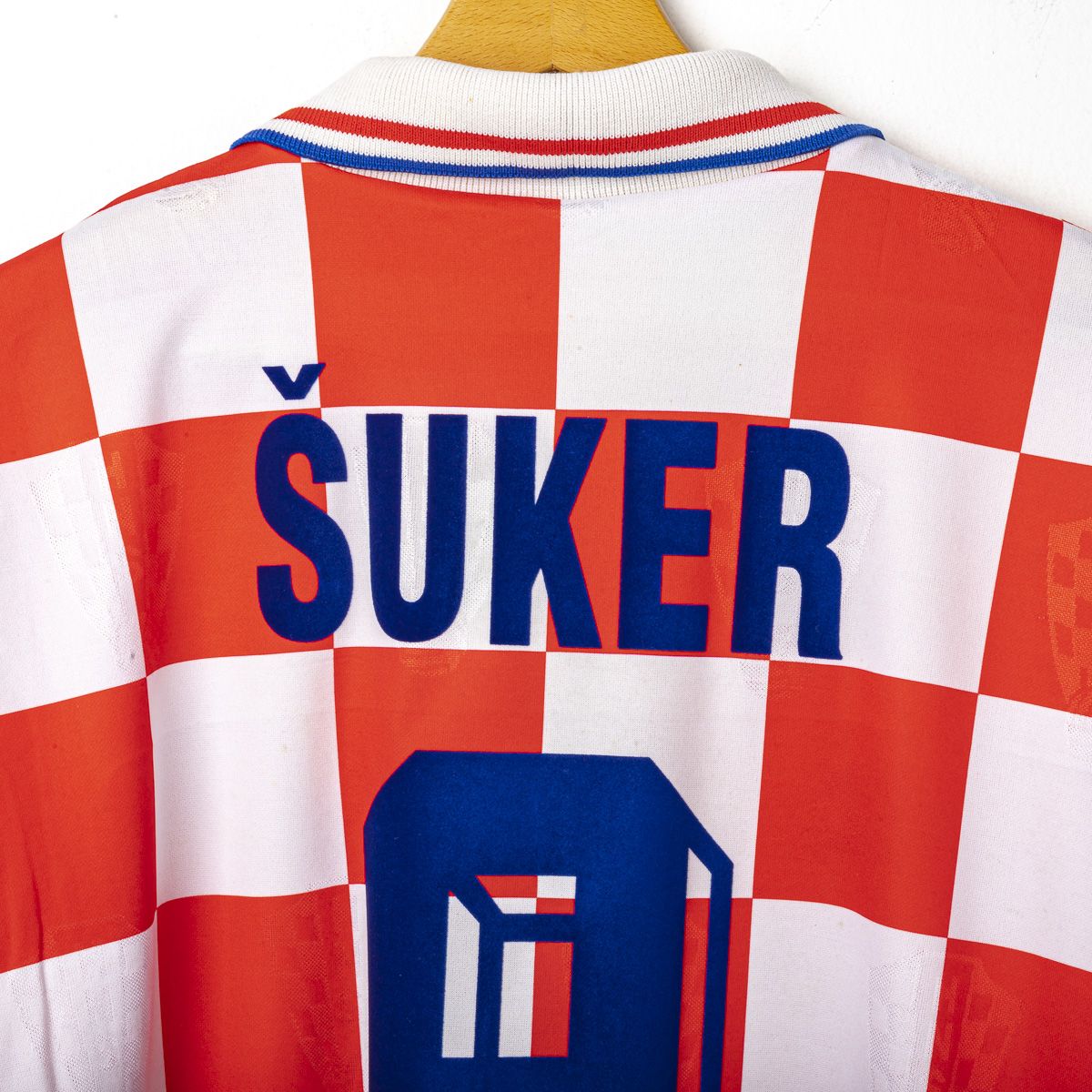 maglia home croazia lotto suker n9 1996