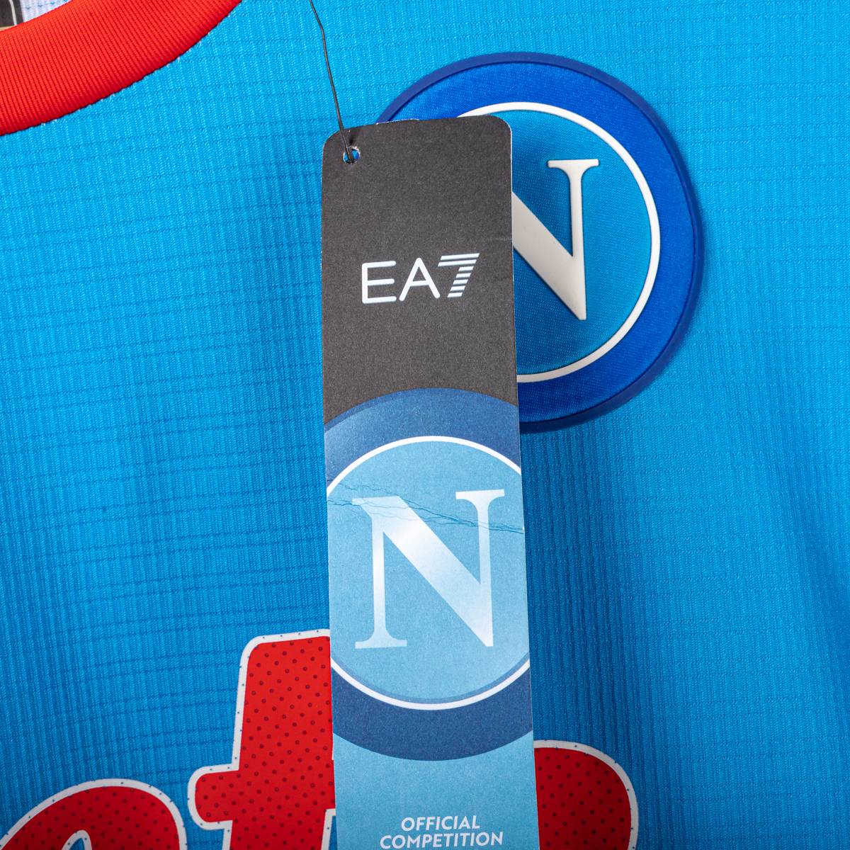 Maglia Natale napoli ea7 Kvaratskhelia 77 2022/2023