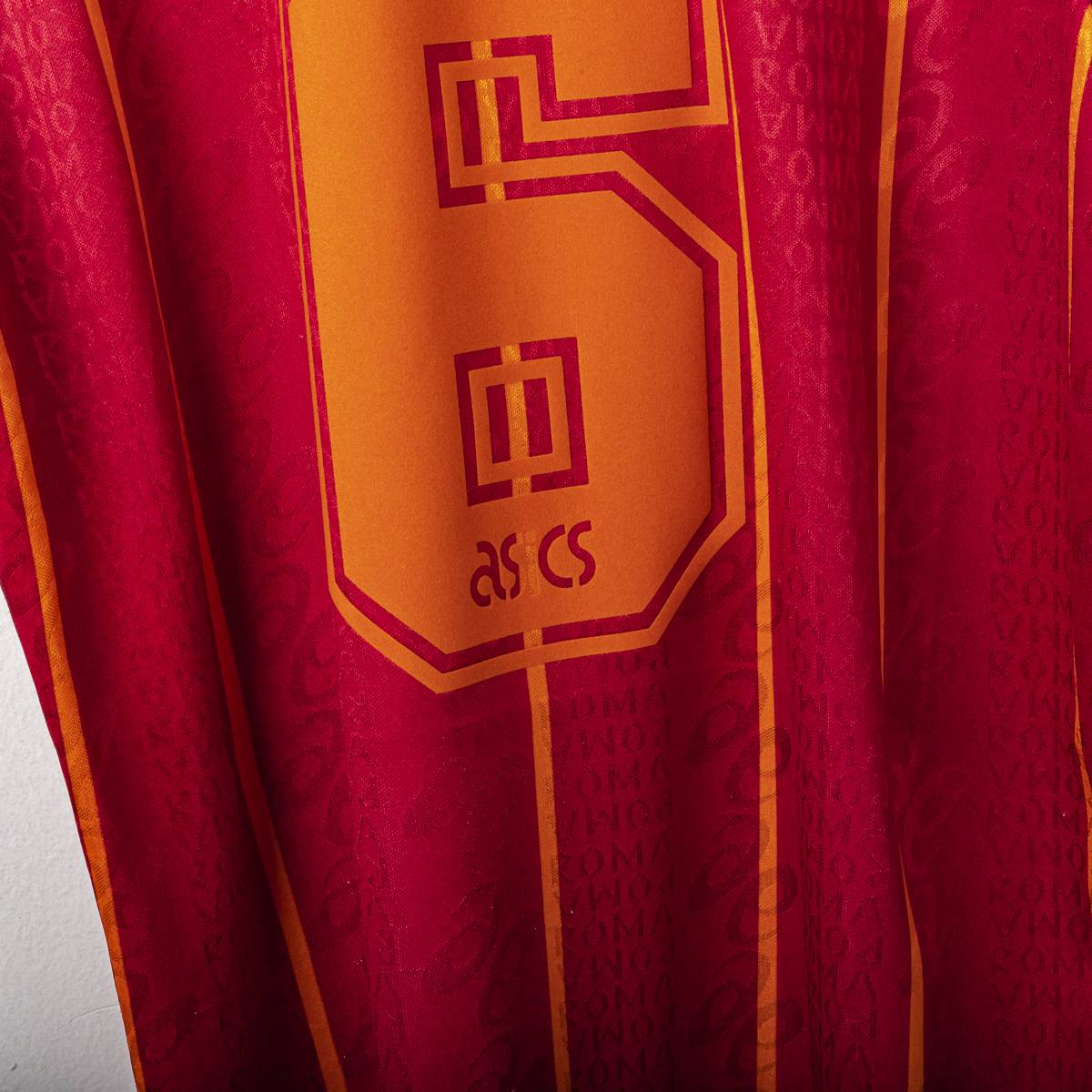 Maglia Home Roma Asics Aldair n6 1996/1997