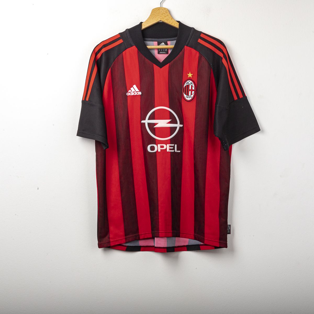 maglia home ac milan Adidas Maldini n3 2002/2003